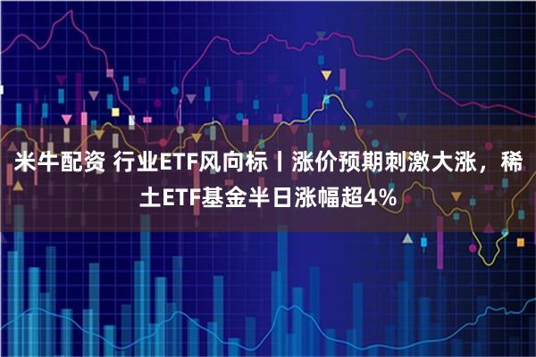 米牛配资 行业ETF风向标丨涨价预期刺激大涨，稀土ETF基金半日涨幅超4%