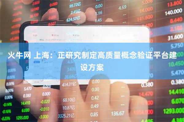 火牛网 上海：正研究制定高质量概念验证平台建设方案