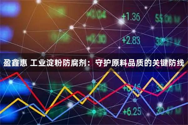 盈鑫惠 工业淀粉防腐剂：守护原料品质的关键防线